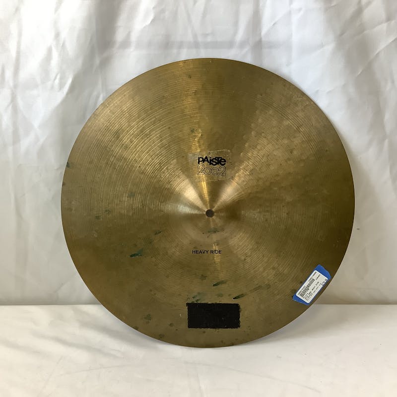 Used Paiste 20IN 2002 HEAVY RIDE Cymbals 20