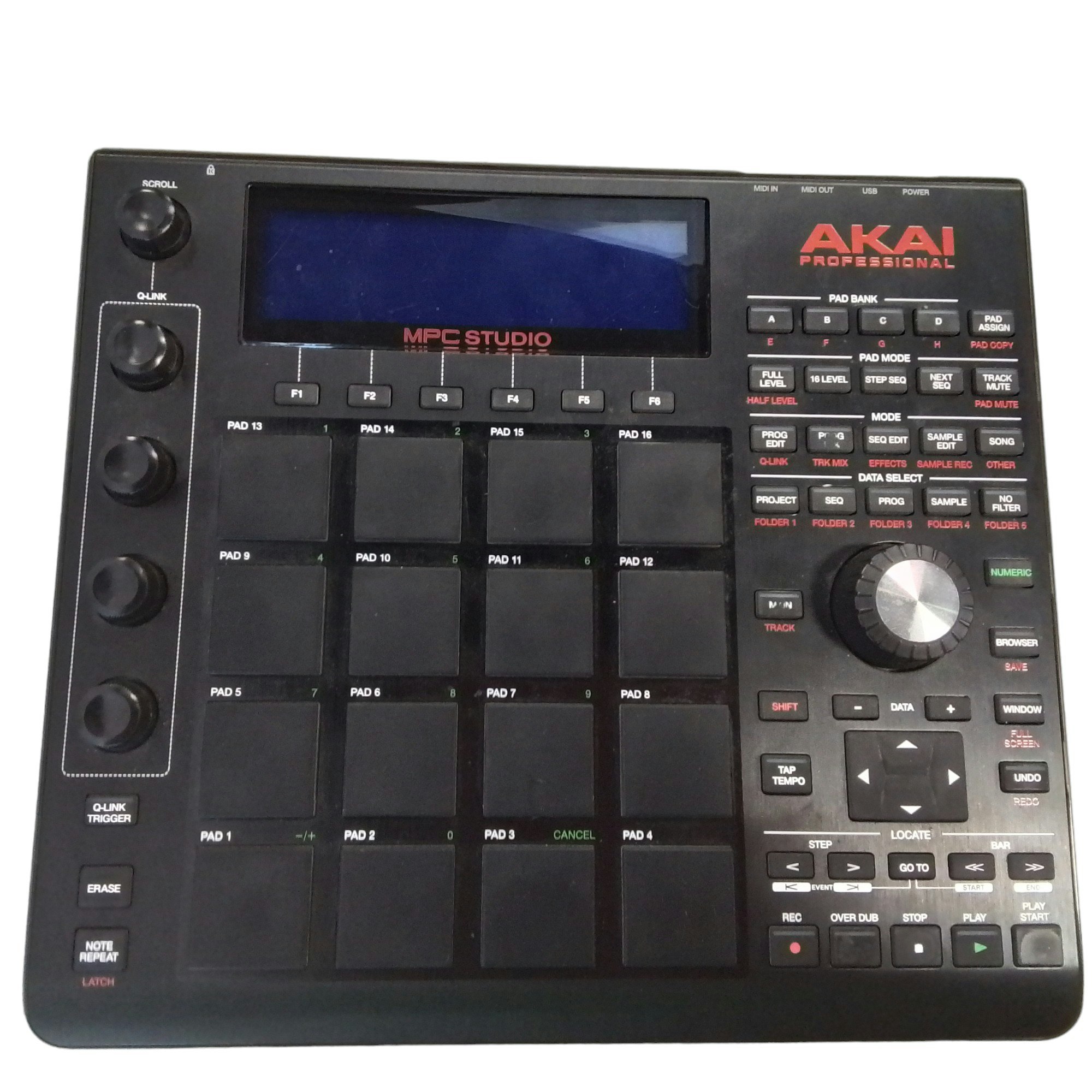 Used Akai MPC STUDIO BLACK W/BAG/USB CABLE Controllers Pad Controllers