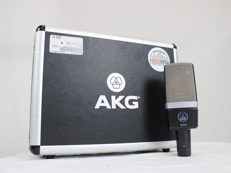 Used Akg C214 WITH CASE Microphones