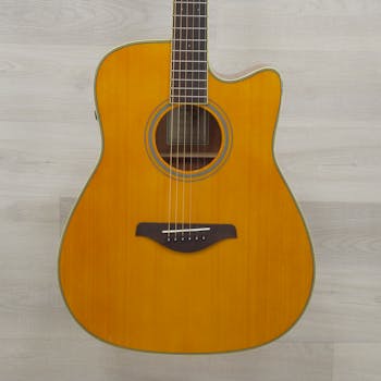 Yamaha FGC-TA Vintage Tint Trans Acoustic Guitar