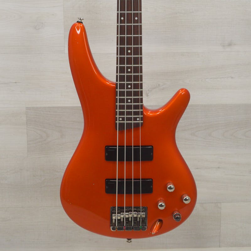 Used Ibanez SR300 Bass Guitar Orange