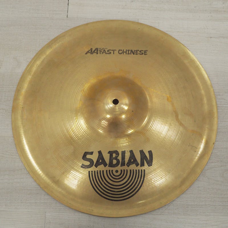 Used Sabian AA FAST CHINESE Cymbals 18