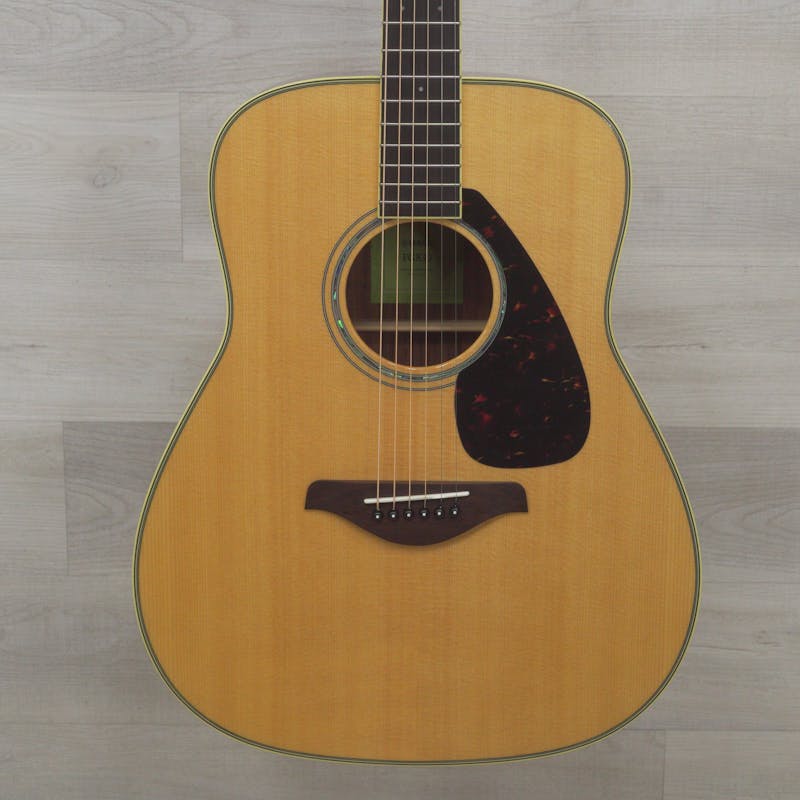 Used Yamaha FG830 Dreadnought Acoustic Guitar Natural
