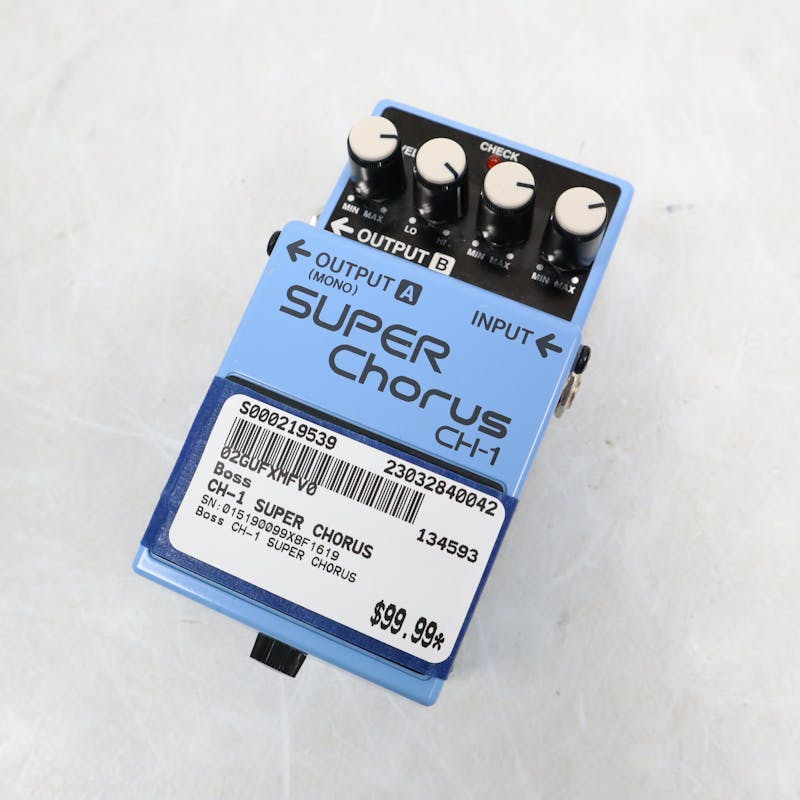 Used Boss CH-1 Super Chorus Guitar Effects Pedal