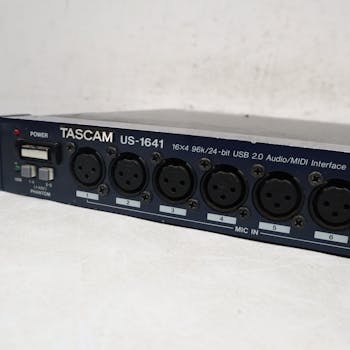 Used Tascam US-1641 AUDIO INTERFACE Computer Interfaces 192khz