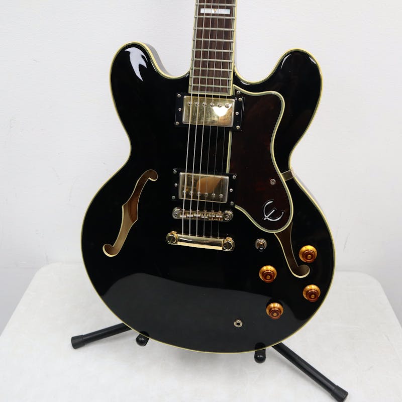 Used Epiphone SHERATON II EBONY Electric Guitars Black Electric