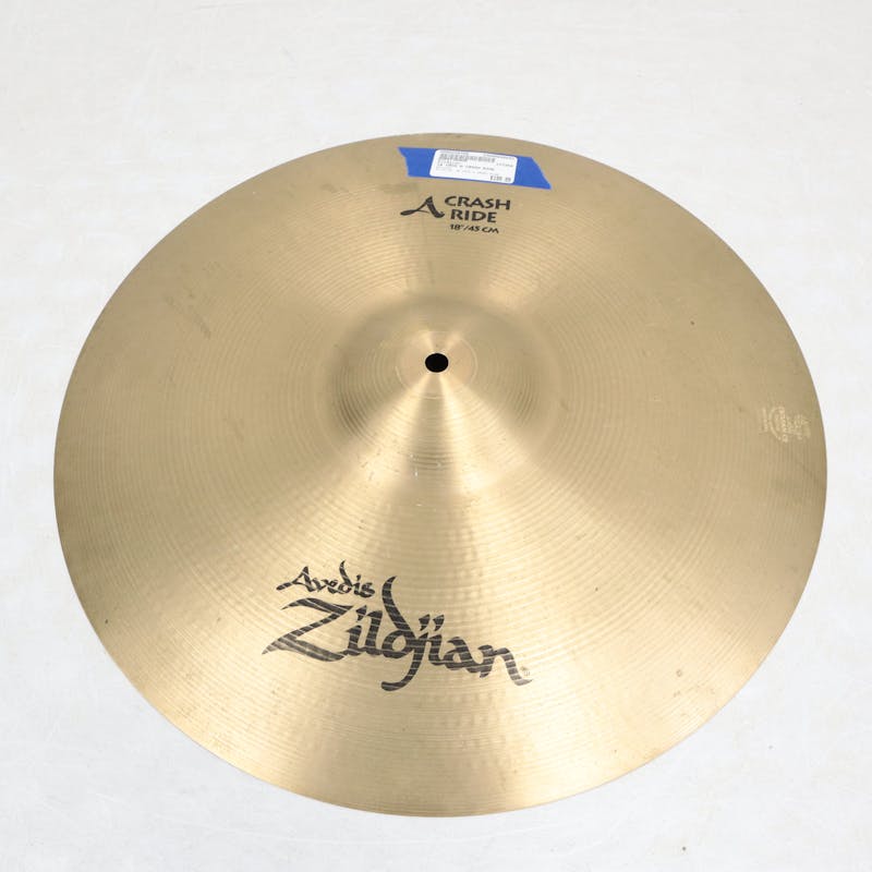 Used Zildjian 18 INCH A CRASH RIDE Cymbals 18