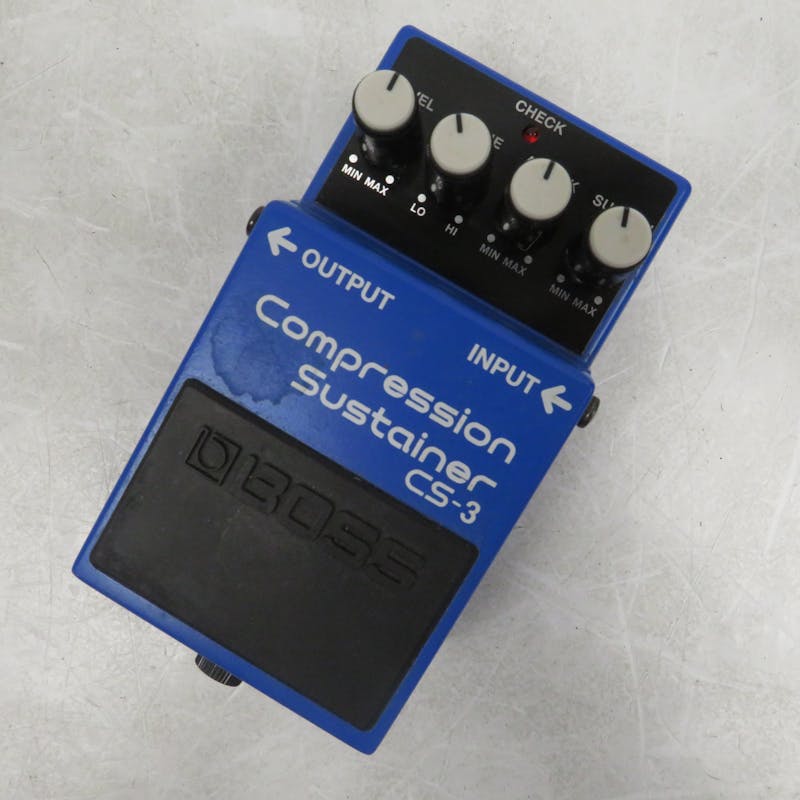 Used Boss CS-3 COMPRESSION SUSTAINER Guitar Effects Compressor