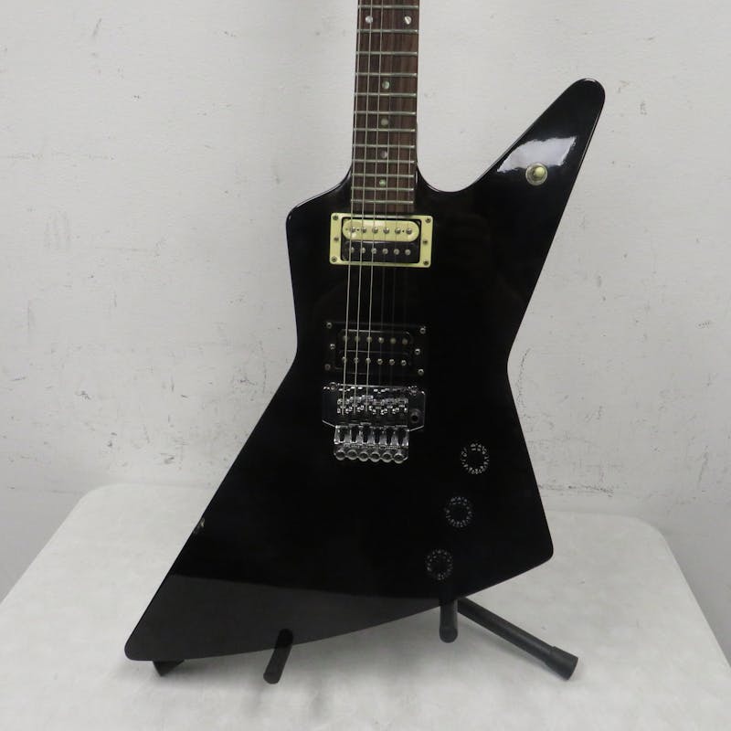 Used Dean ZX Explorer Style Black Electric Guitar