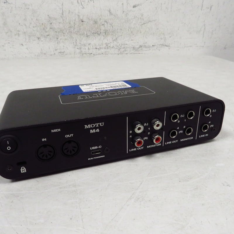 Used Motu M4 4 CHANNEL INTERFACE Computer Interfaces 96khz Sample