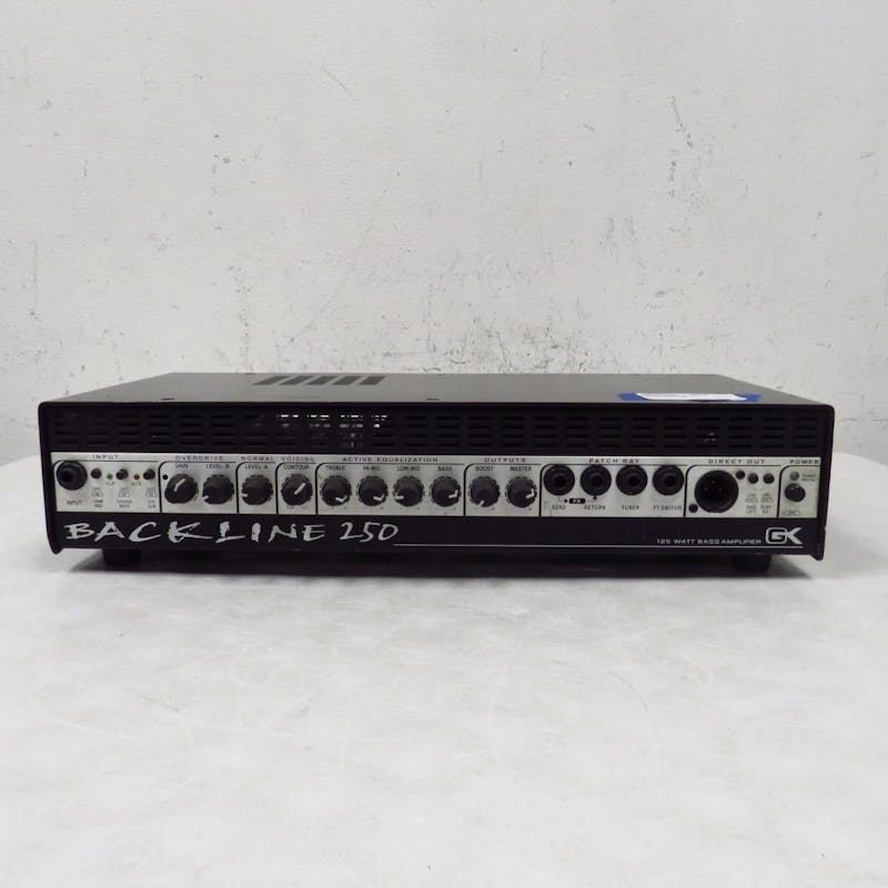 Used Gallien Krueger Backline 250 Bass Amp Head