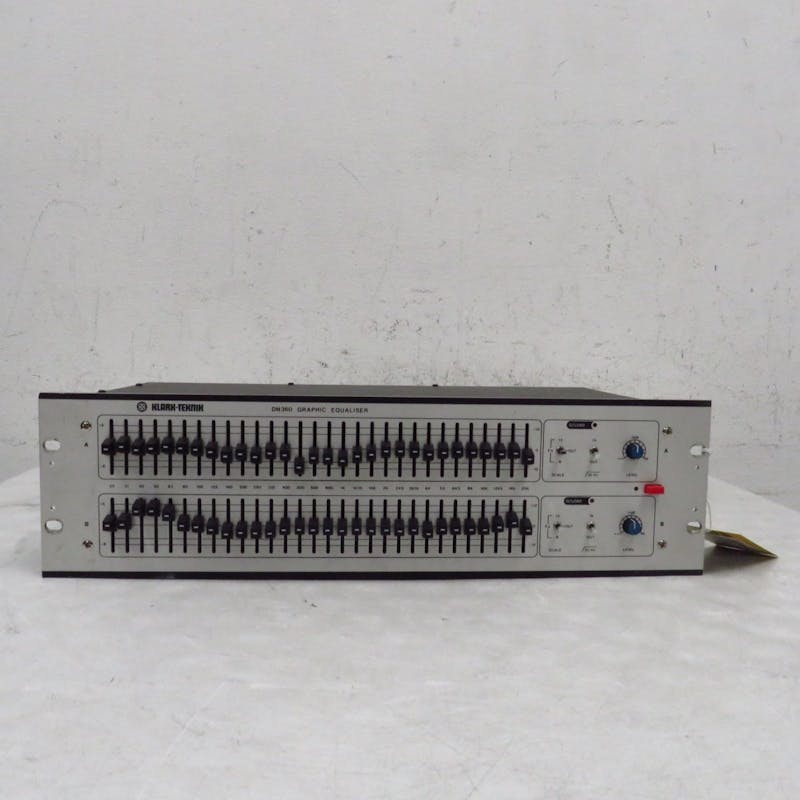 Used Klark Teknik DN360 Rackmount Stereo Graphic EQ