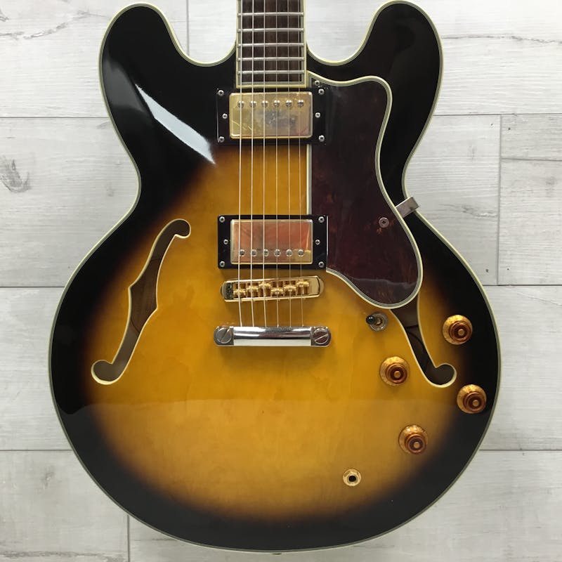 Used Epiphone Sheraton II VS Semi Hollow Electric Guitar - Vintage Sunburst