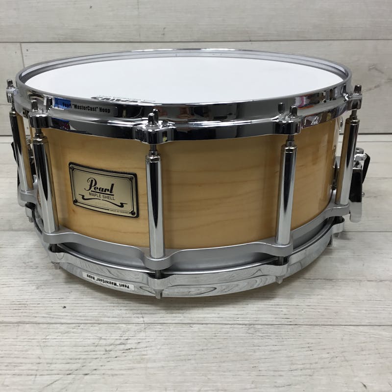 Used Pearl 6.5 X 14 MAPLE FREE FLOATING SNARE Snare Drums 14 Snare Drums