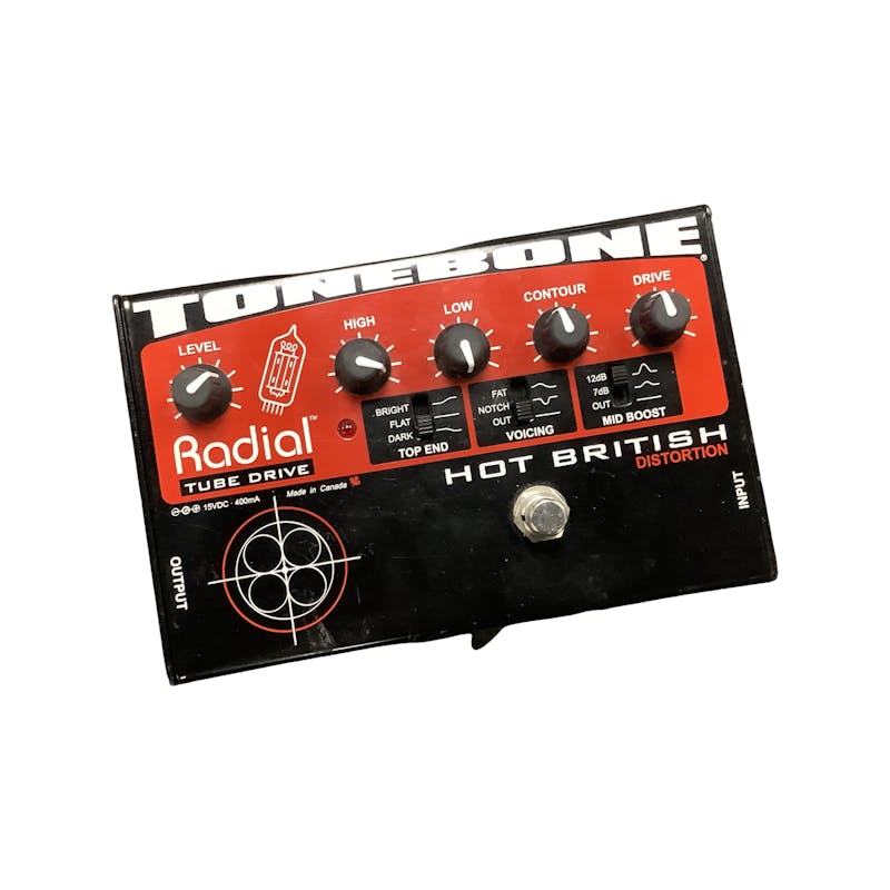 Used Radial TONEBONE HOT BRITISH TUBE DRIVE Guitar Effects