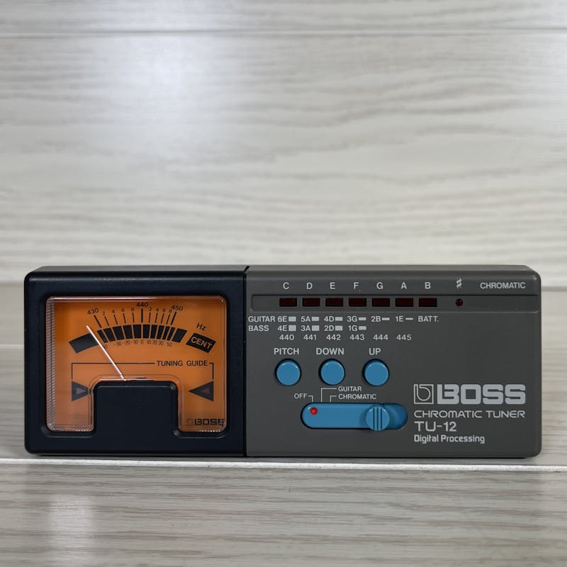 Used Boss TU-12 CHROMATIC TUNER Accessories - Guitars