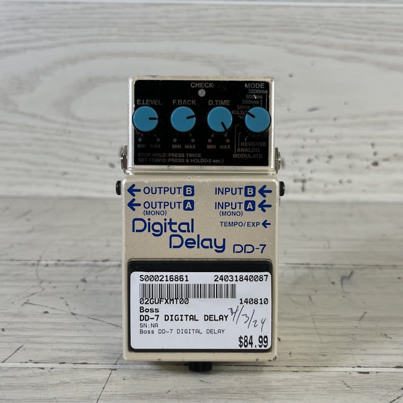 Used Boss DD-7 DIGITAL DELAY Guitar Effects Delay Guitar Effects