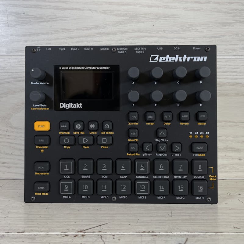 Used Elektron DIGITAKT W/AC Drum Machines Drum Machines