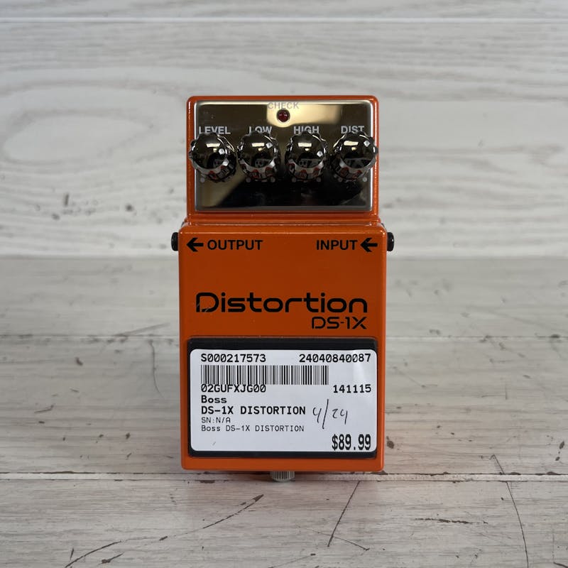 Used Boss DS-1X DISTORTION Guitar Effects Distortion/Overdrive