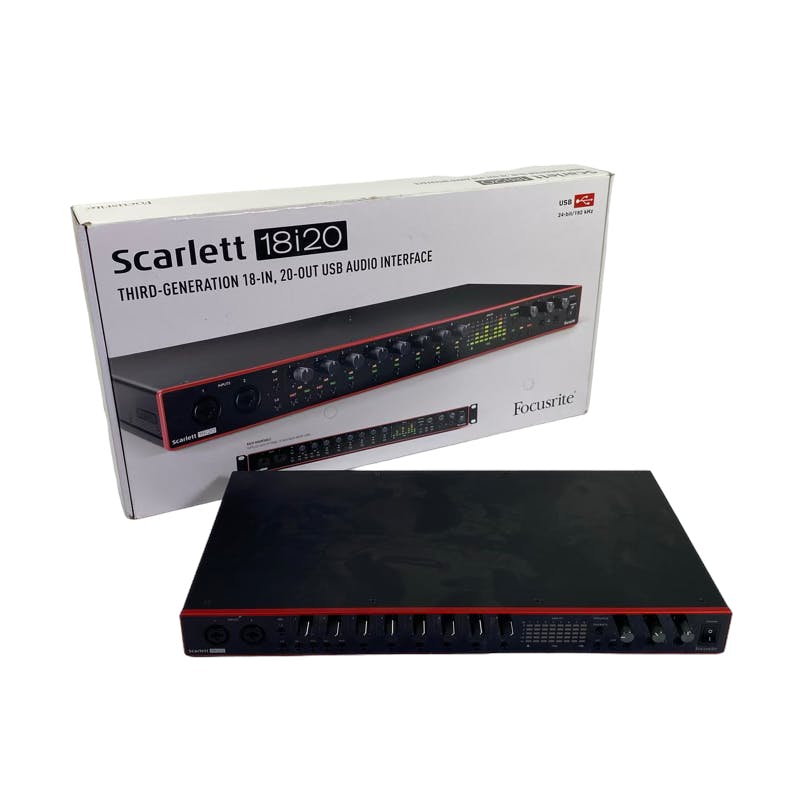 Used Focusrite SCARLETT 18I20 GEN3 Computer Interfaces 96khz Sample Rate  Computer Interfaces