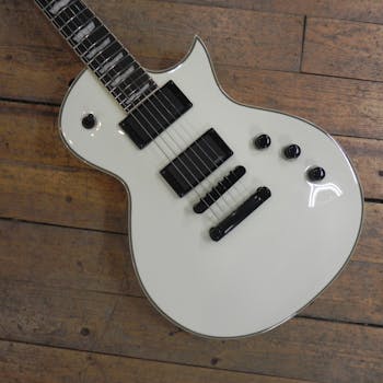 Used LTD EC-401 OLYMPIC WHITE EMG Electric Guitars White