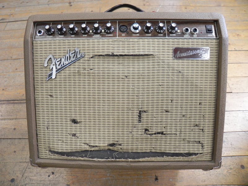 Used Fender ACOUSTASONIC 30 Solid State Guitar Amps Solid State