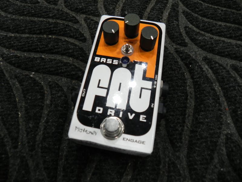 Used Pigtronix BASS FAT DRIVE Guitar Effects Distortion/Overdrive