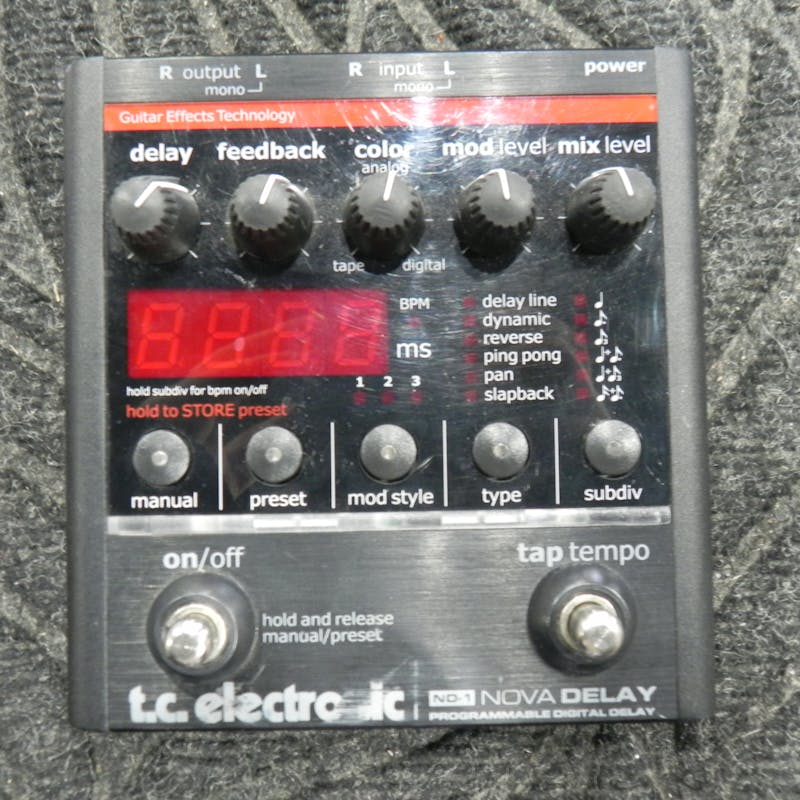Used TC Electronic ND-1 NOVA DELAY Guitar Effects Delay Guitar Effects