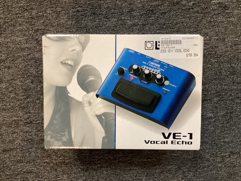 diapositiva Permanecer prototipo New BOSS VE-1 VOCAL ECHO Guitar Effects
