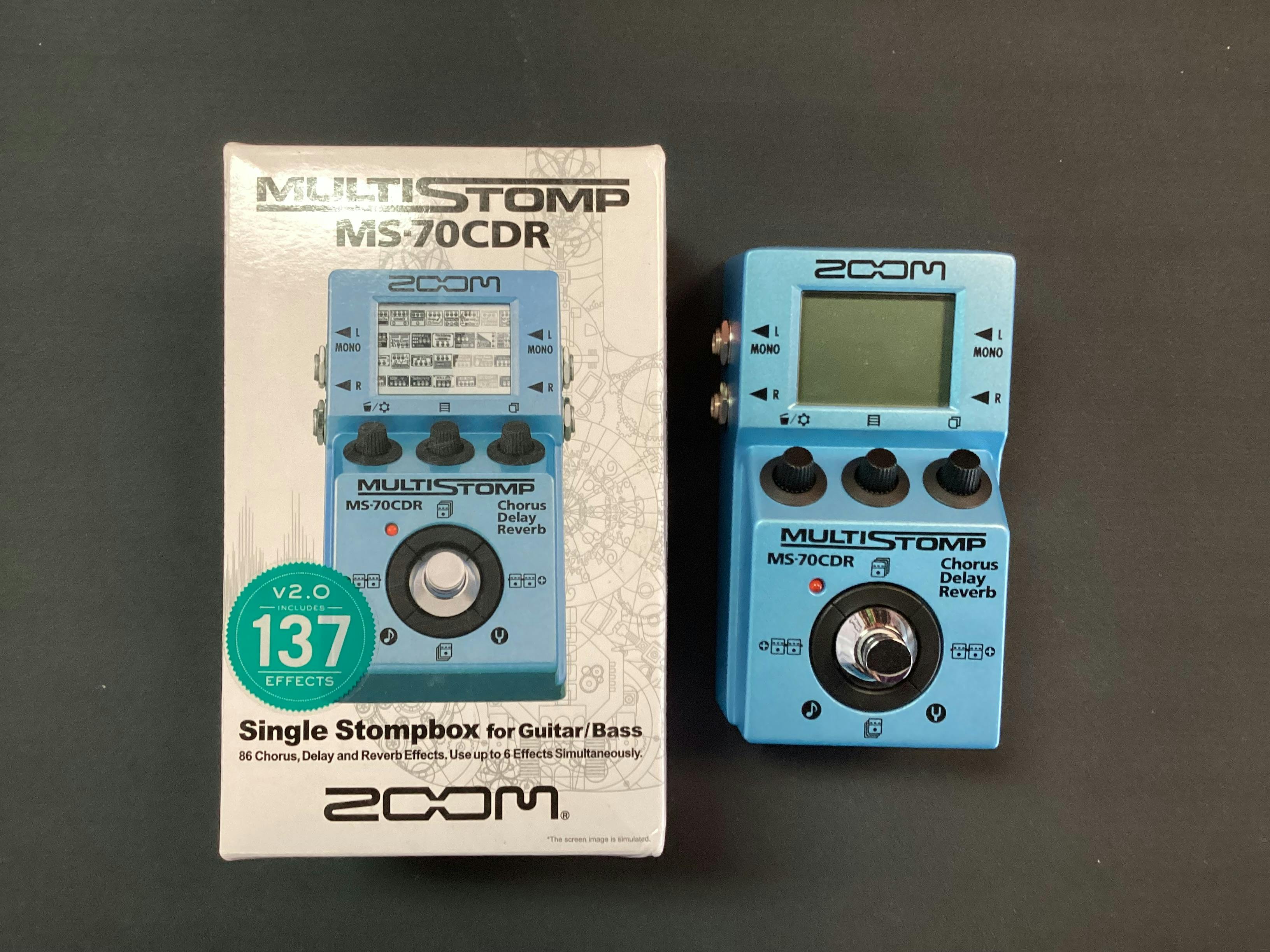 Used Zoom MS-70CDR Guitar Effects Other Guitar Effects