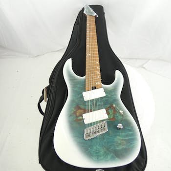 Used Legator N7FOD Electric Guitars Blue Electric Guitars