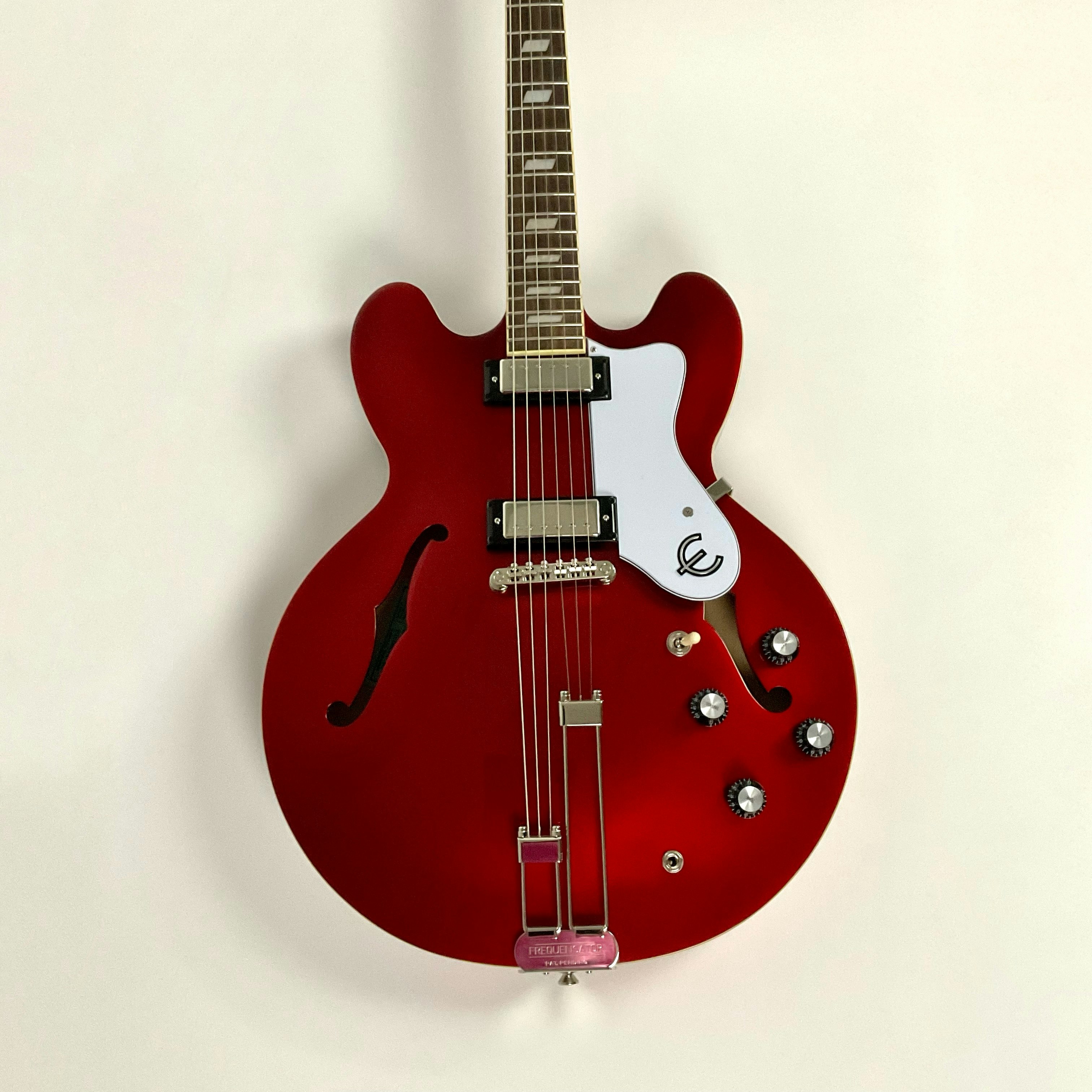 Used Epiphone RIVIERA E360TD Electric Guitar Sparkling Burgundy