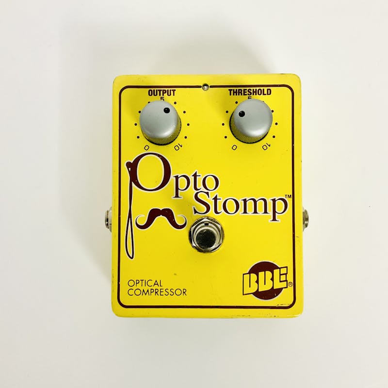 Used BBE OPTO STOMP OPTICAL COMPRESSOR Guitar Effects Pedal