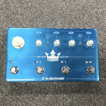 Used TC ELECTRONIC FLASHBACK X4 TRIPLE DELAY Guitar Pedal Guitar