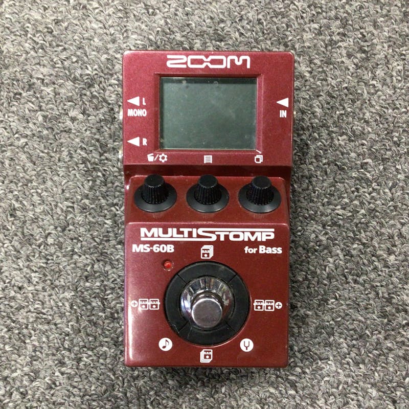 Used ZOOM MS-60B MULTI STOMP Bass Effects Pedal