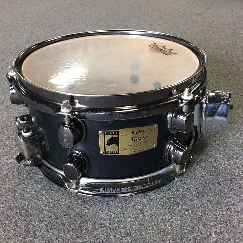 Used MAPEX MAPLE BLACK PANTHER 5 X 10 Snare Drum