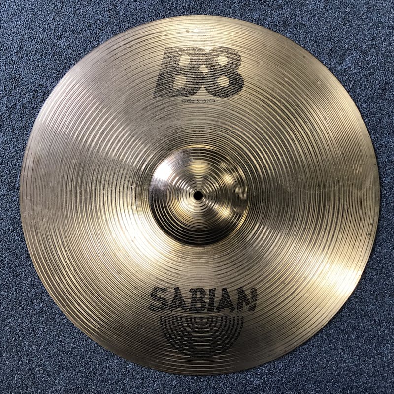 Used SABIAN B8  INCH RIDE CYMBALS Cymbals