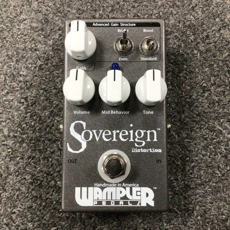 Used WAMPLER SOVEREIGN DISTORTION Guitar Pedal