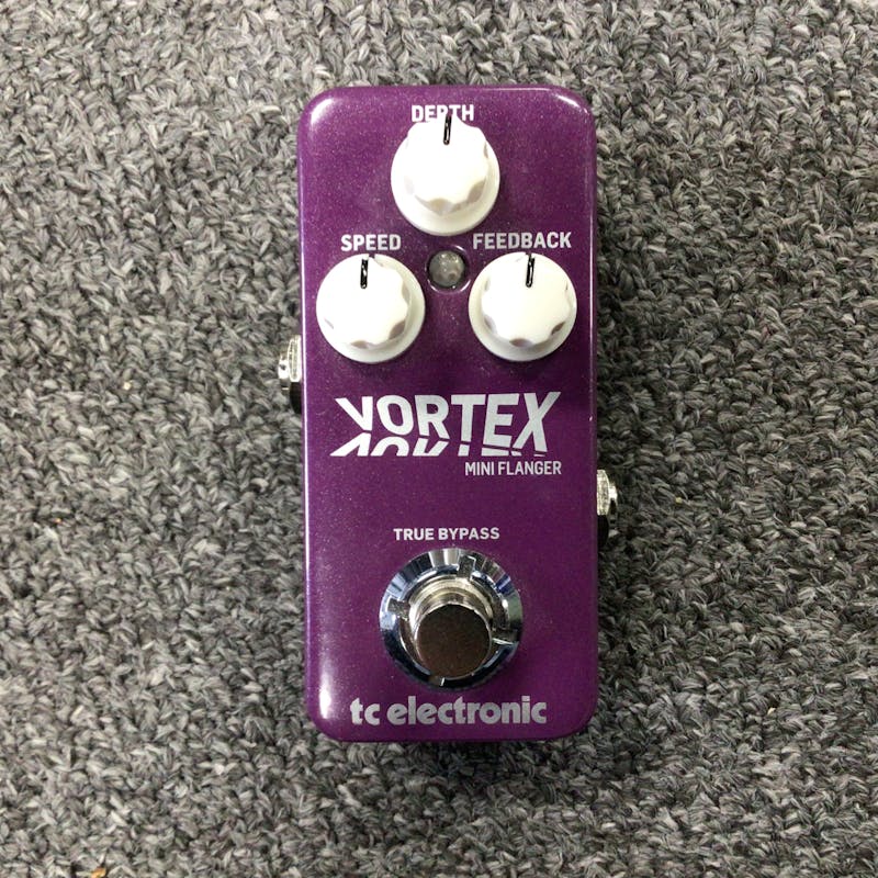 Used TC ELECTRONIC VORTEX MINI FLANGER Guitar Pedal Guitar Effects