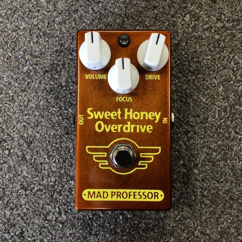 Used MAD PROFESSOR SWEET HONEY OVERDRIVE Guitar Pedal Guitar Effects