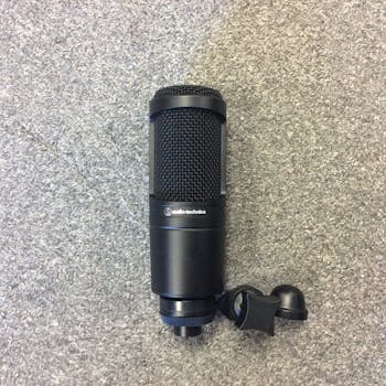 Used AUDIO TECHNICA AT2020 Microphone Microphones