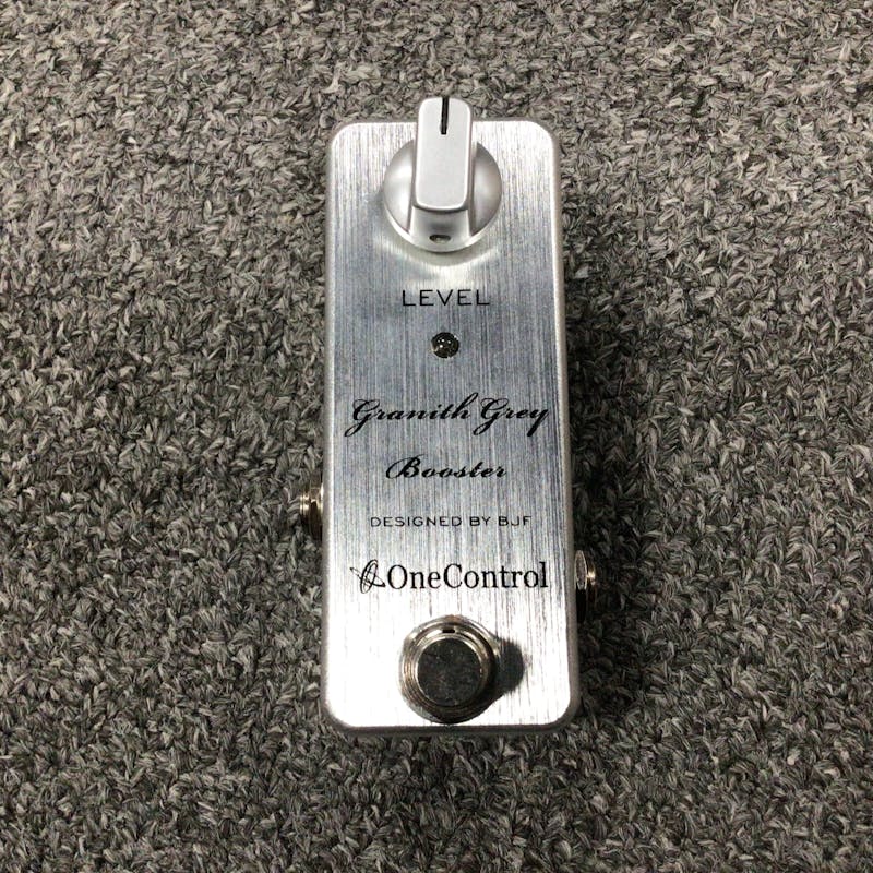 Used ONE CONTROL GRANITH GREY BOOSTER Guitar Pedal