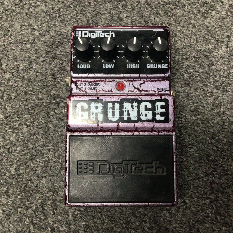 Used DIGITECH GRUNGE Guitar Distortion Pedal Guitar Effects