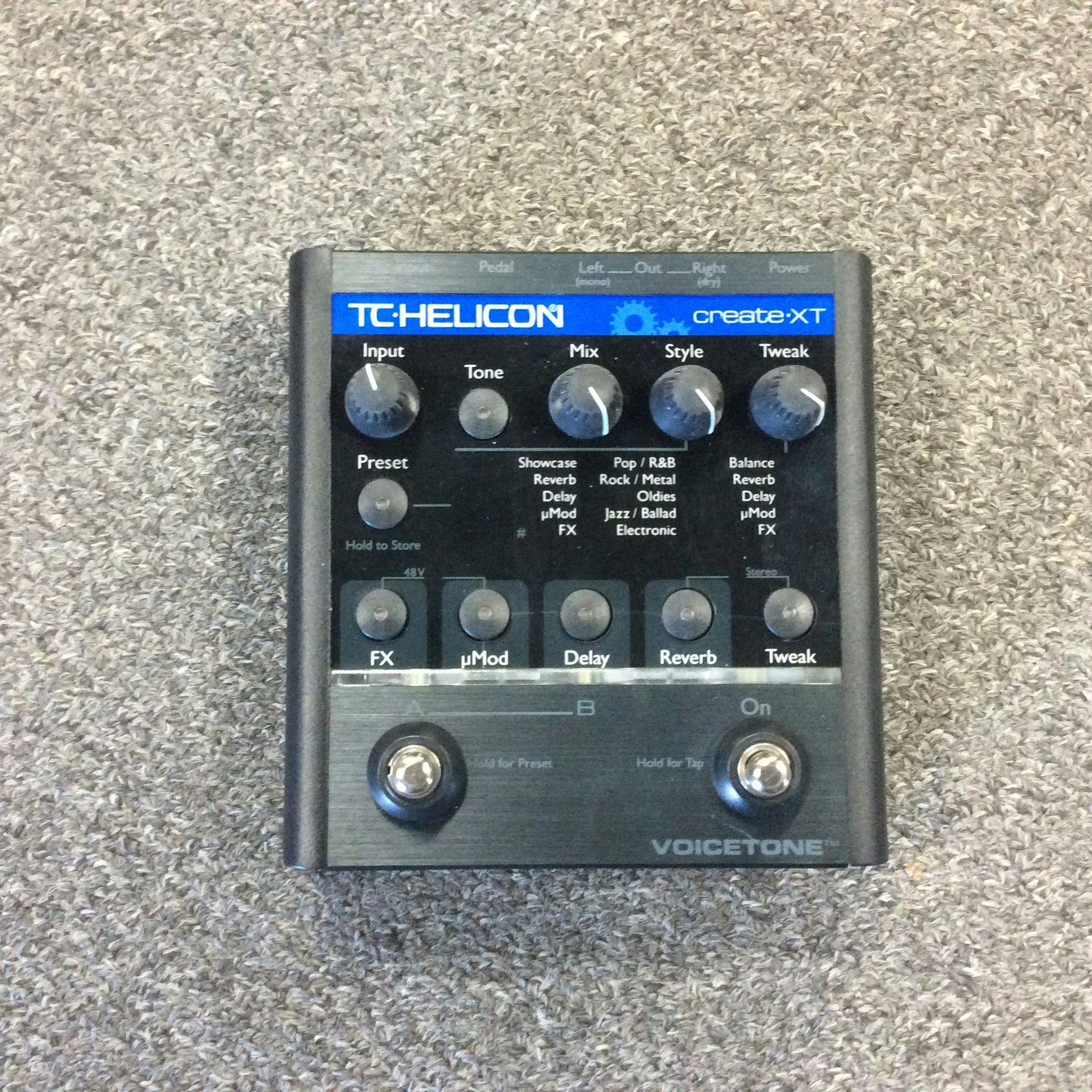 Used TC Helicon VOICETONE CREATE-XT W/ POWER Effects
