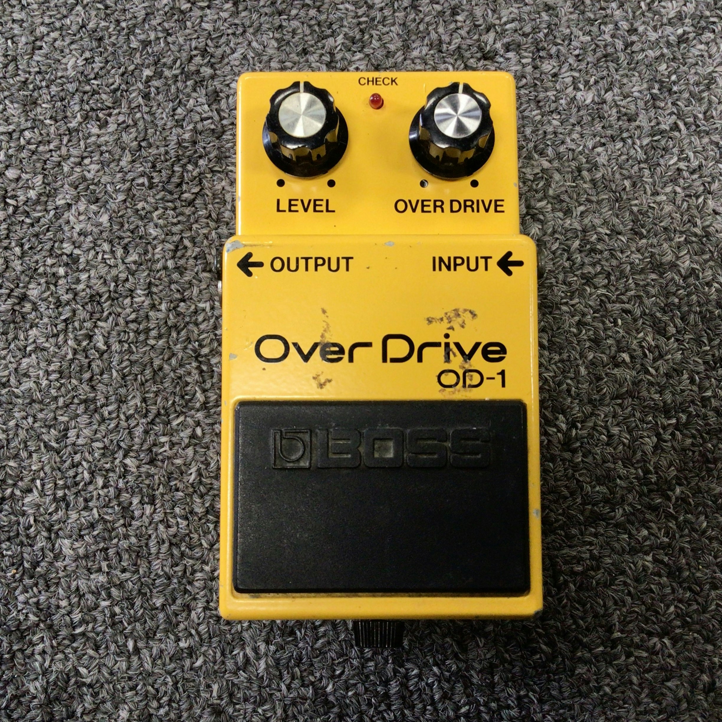 Used 1983 BOSS OD-1 OVERDRIVE Guitar Pedal MIJ Guitar Effects