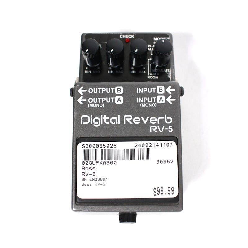 Boss RV-5 Reverb Guitar Effect - レコーディング/PA機器