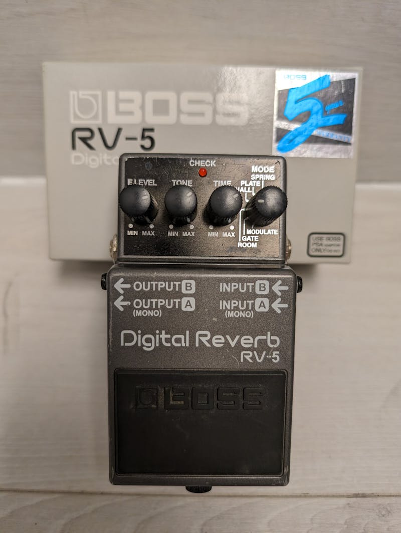 Boss RV-5 Reverb Guitar Effect - レコーディング/PA機器