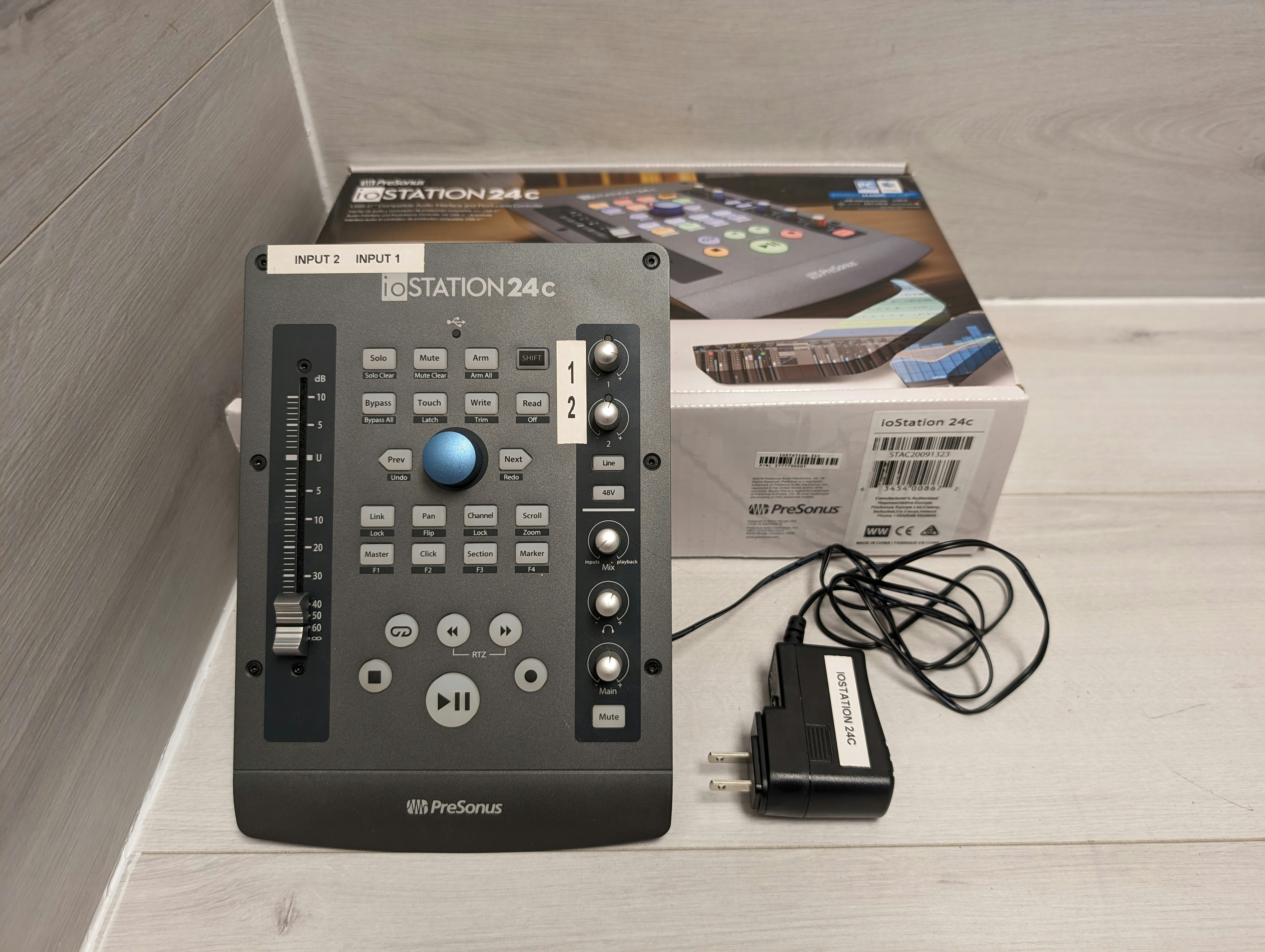 Used Presonus ioStation 24C Audio Interface u0026 Production Controller