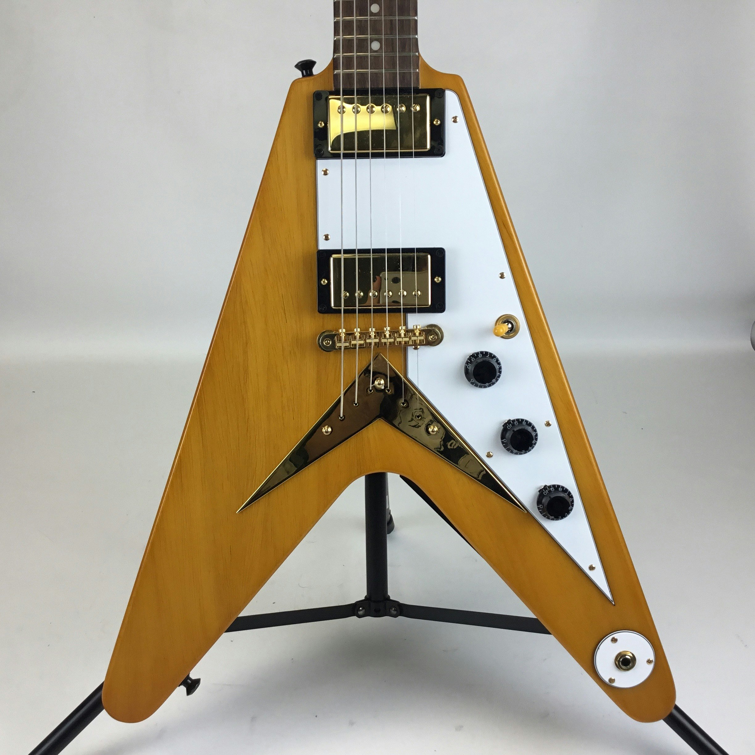 Used Epiphone 1958 LIMITED EDITION KORINA FLYING V Electric Guitars Natural  Electric Guitars