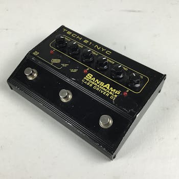 Used Tech 21 SANSAMP PROGRAMMABLE BASS DRIVER DI Guitar Effects